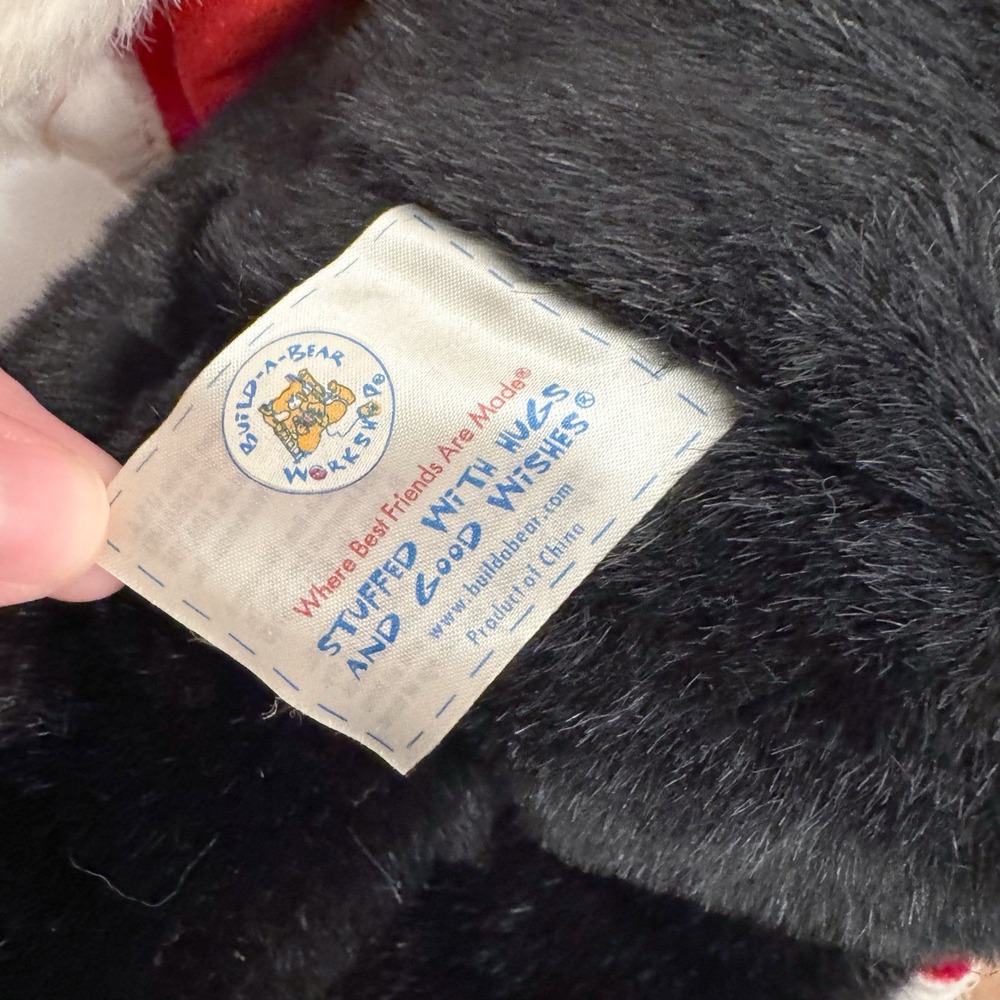 Build a Bear Black Bear In Santa Dress Plush‎ Stuffed Animal 15" BAB Christmas - Picture 5 of 9